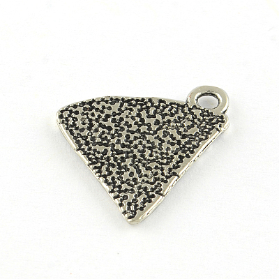 Tibetan Style Alloy Cake Pendants TIBE-R306-01AS-LF-1