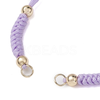 7 Colors Braided Nylon Cord Sets for DIY Bracelet Making AJEW-JB01240-1