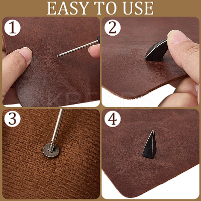 20 Bags Spiked Cone Alloy Rivets FIND-CL0001-93B-1