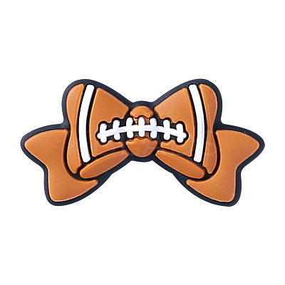Bowknot Silicone Beads PW-WGAABD0-02-1
