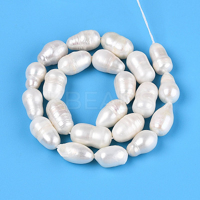 Natural Cultured Freshwater Pearl Beads Strands PEAR-N012-09B-01-1