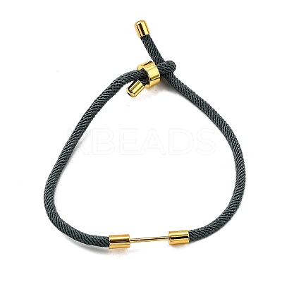 Braided Nylon Cord Bracelet Making MAK-A017-D03-04G-1