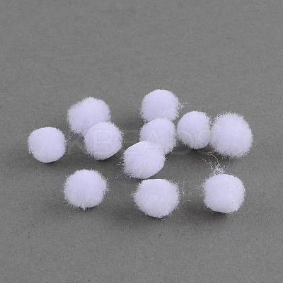 DIY Doll Craft Pom Pom Yarn Pom Pom Balls AJEW-S006-15mm-01-1