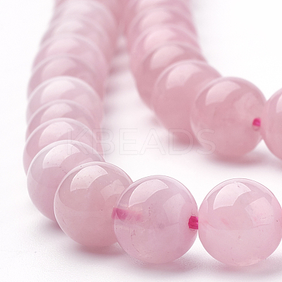 Natural Madagascar Rose Quartz Beads Strands G-T064-23-6mm-1