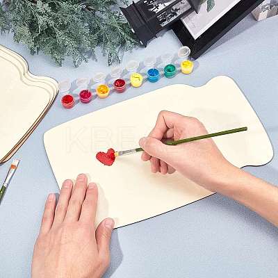Bottle Shape Unfinished Wood Slices DIY-GA0001-12-1