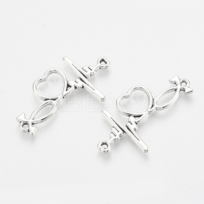 Tibetan Style Alloy Links connectors TIBE-N003-11AS-LF-1