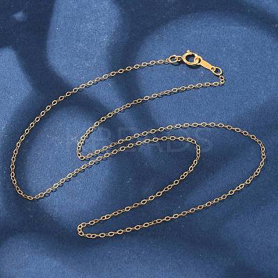 1/20 14K Gold Filled Cable Chain Necklaces for Women Men NJEW-Z068-02G-01-1