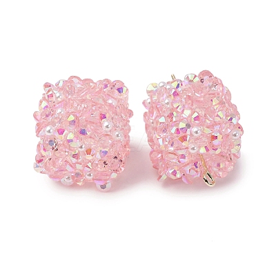 Resin Rhinestone Beads OACR-U009-01D-1
