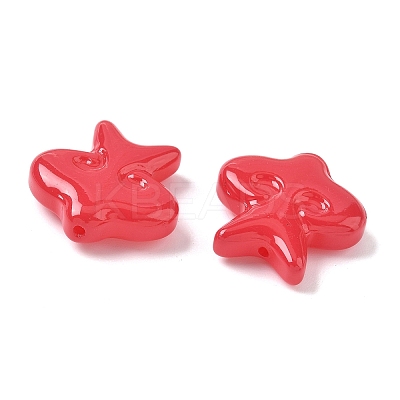 Baking Paint Glass Beads LAMP-D303-05F-1