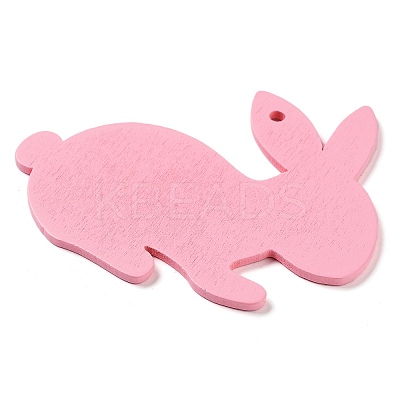 Easter Theme Single Face Printed Wood Pendants WOOD-M010-03A-1