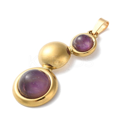 Natural Amethyst Pendants STAS-C120-12G-05-1