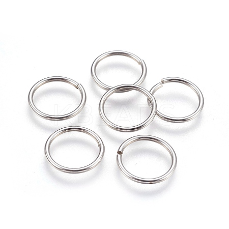 Tarnish Resistant 304 Stainless Steel Saw Cut Open Jump Rings STAS-P212-25P-21-1