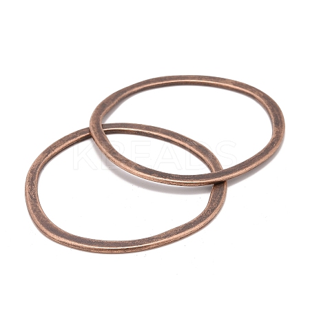 Tibetan Style Alloy Linking Rings LS-EA13479Y-R-1