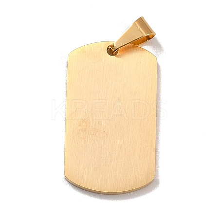 PVD Vacuum Plating 304 Stainless Steel Pendants STAS-D179-08G-1