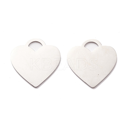 Non-Tarnish 304 Stainless Steel Pendants STAS-A057-05P-1