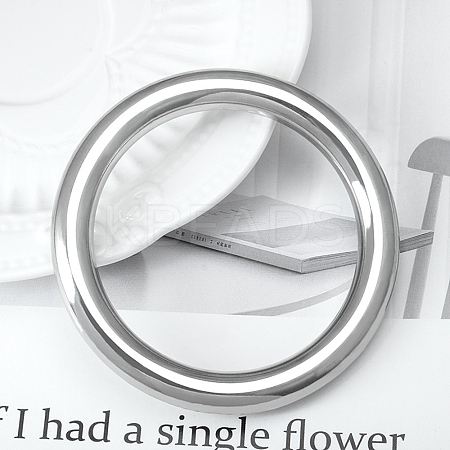 304 Stainless Steel Bangles for Men Women BJEW-Q042-07P-1