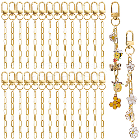 30Pcs Alloy Swivel Clasps HJEW-BM00028-1