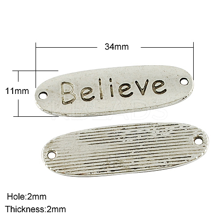 Tibetan Style Links connectors TIBEB-4656-AS-LF-1