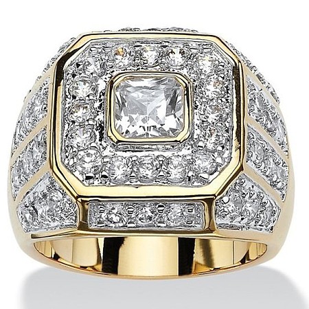 Alloy with Crystal Rhinestone Finger Rings for Men FS-WGD5024-02-1