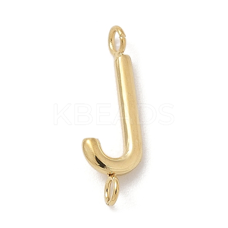 304 Stainless Steel Letter Connector Charms STAS-M108-01G-10-1