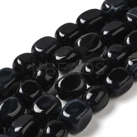 Natural Agate Beads Strands G-H295-A01-04-1