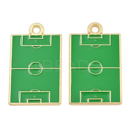 Alloy Enamel Pendants FIND-I065-01J-G-1