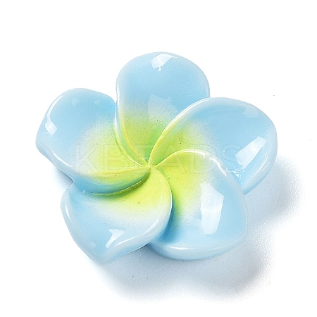 Opaque Resin Cabochons RESI-G068-02A-1