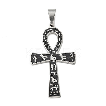 304 Stainless Steel Enamel Pendants STAS-G346-26P-1