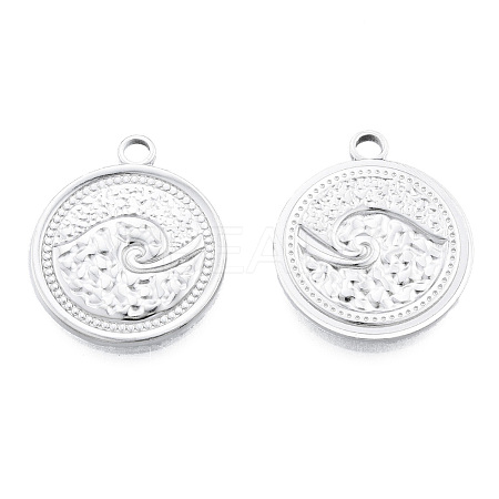 Non-Tarnish 201 Stainless Steel Pendants STAS-N098-248P-1
