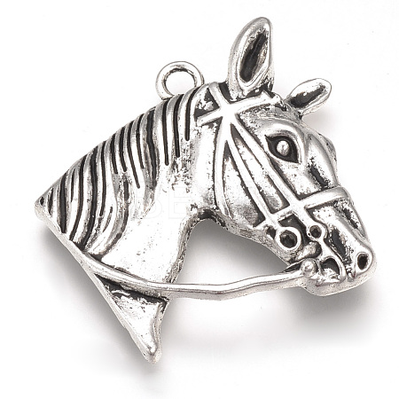 Tibetan Style Alloy Pendants X-TIBEP-T002-108AS-NR-1