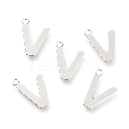 Non-Tarnish 201 Stainless Steel Charms STAS-C021-06P-V-1