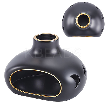Porcelain Palo Santo Holder Burner AJEW-WH20018-74A-1