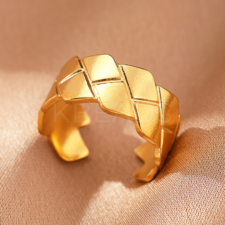 304 Stainless Steel Cuff Rings FS-WGFBCF4-11-1