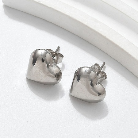 304 Stainless Steel Stud Earrings for Women LS-EJEW-A130-04P-1
