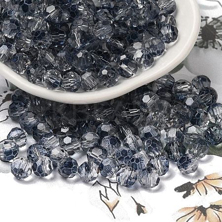 Transparent Colours Glass Round Beads SEED-F006-04A-09-1