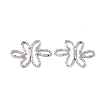 Non-Tarnish 304 Stainless Steel Connector Charms LS-STAS-B031-38P-1