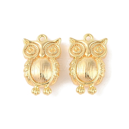 Brass Pendants Rhinestone Settings KK-Q816-40G-1