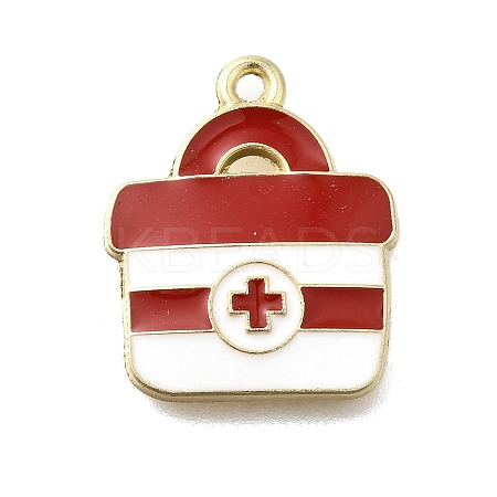 Medical Theme Alloy Enamel Pendants LS-FIND-G090-02B-03-1