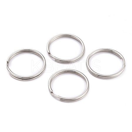 Non-Tarnish 304 Stainless Steel Split Key Rings LS-STAS-H153-02P-1