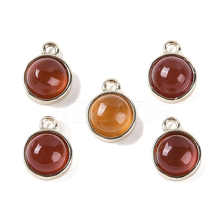 Natural Carnelian Pendants G-K372-03G-05-1