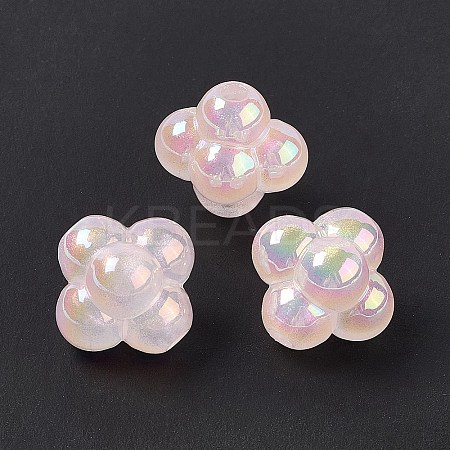 Opaque Acrylic Beads OACR-C009-04C-1
