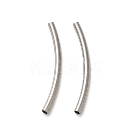 Non-Tarnish 304 Stainless Steel Tube Beads X-STAS-C091-02C-P-1