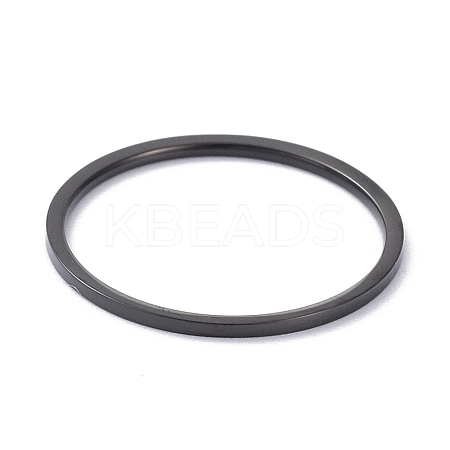 1mm Polished Plain Dome Finger Ring for Girl Women RJEW-C012-02E-EB-1
