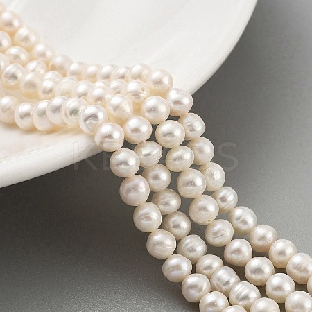 Natural Cultured Freshwater Pearl Beads Strands PEAR-C003-17A-1