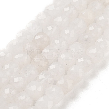 Natural White Jade Beads Strands G-H028-A09-17-1
