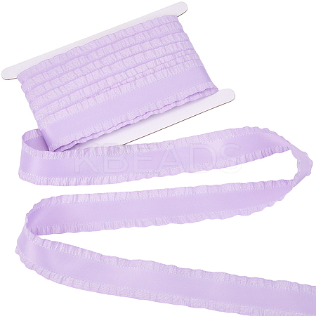 10 Yards Polyester Ruffled Lace Ribbon DIY-CY0001-23C-1