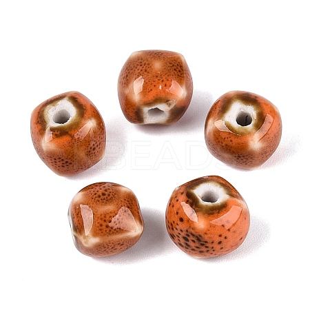 Vintage Handmade Porcelain Beads PORC-N013-18-18-1
