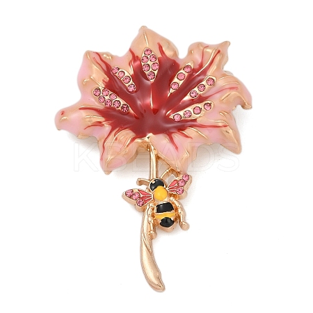 Flower Enamel Pins JEWB-D304-02G-A-1