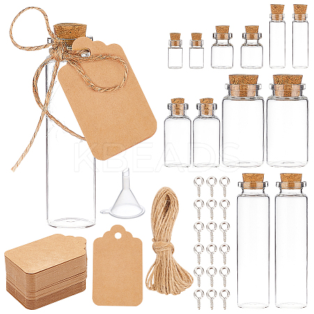 DIY Wish Bottle Pendant Decoration Making Kit DIY-BC0006-86-1