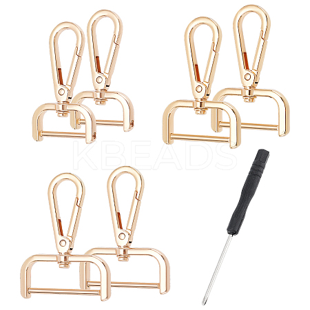 Zinc Alloy Swivel Clasps DIY-OC0013-90-1